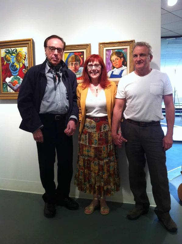 Peter and Anna Bogdanovich with Jason Klassi