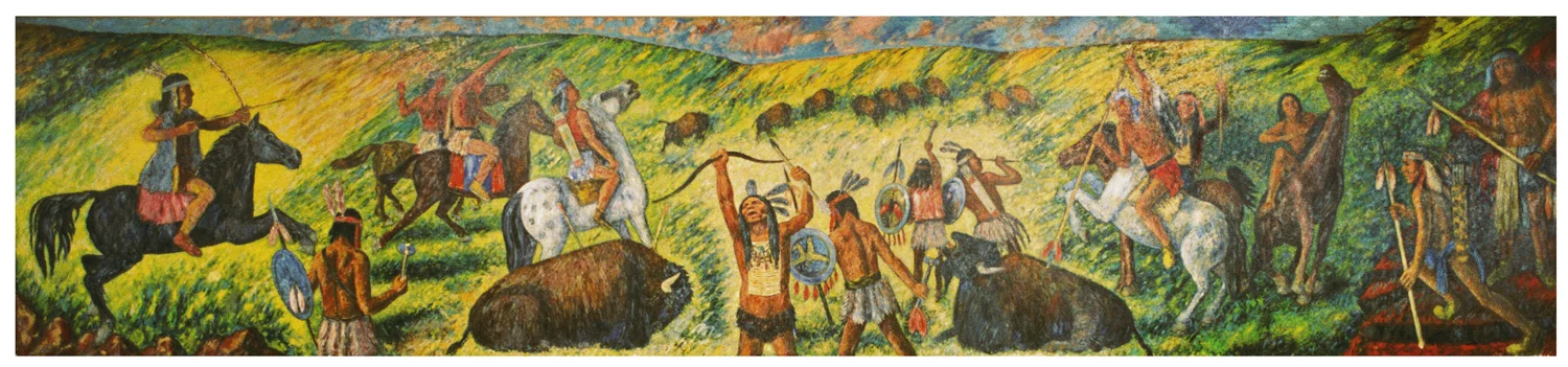 Buffalo Hunt ( 6 x 26 feet )