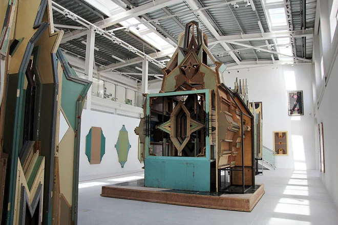 Wei Liu: Merely a Mistake II. 2009-13 Exotic Lands. 2013. Installation with doors and door frames. New SAF spaces. Photo: Haupt & Binder.