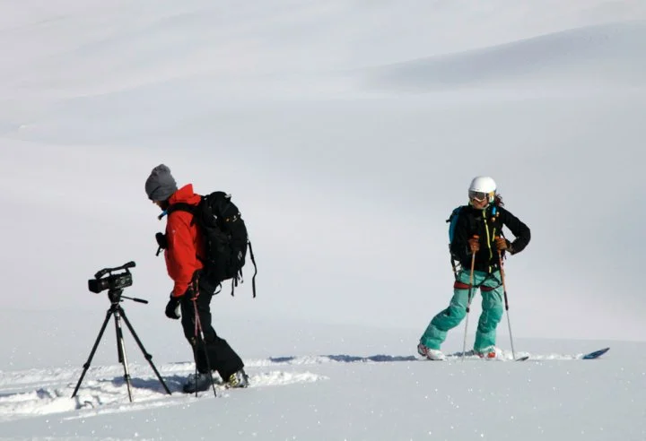 Jonah Howell and me filming in Alaska in 2010.