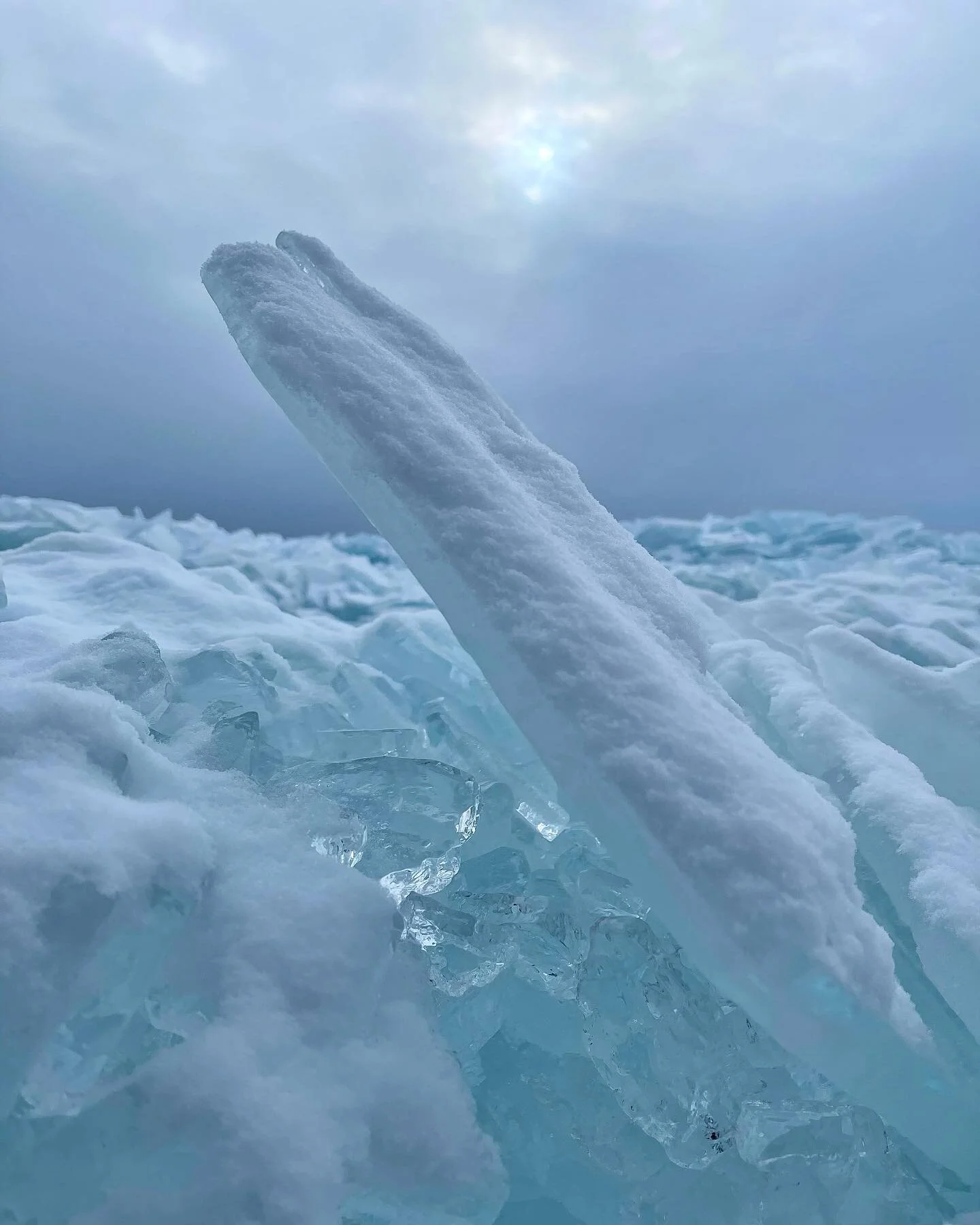 Mountain building. High Arctic? No, winter in Minnesota. 

#winterwonderland #minnesota #capturemn #northshoremn #shoreice #icescape