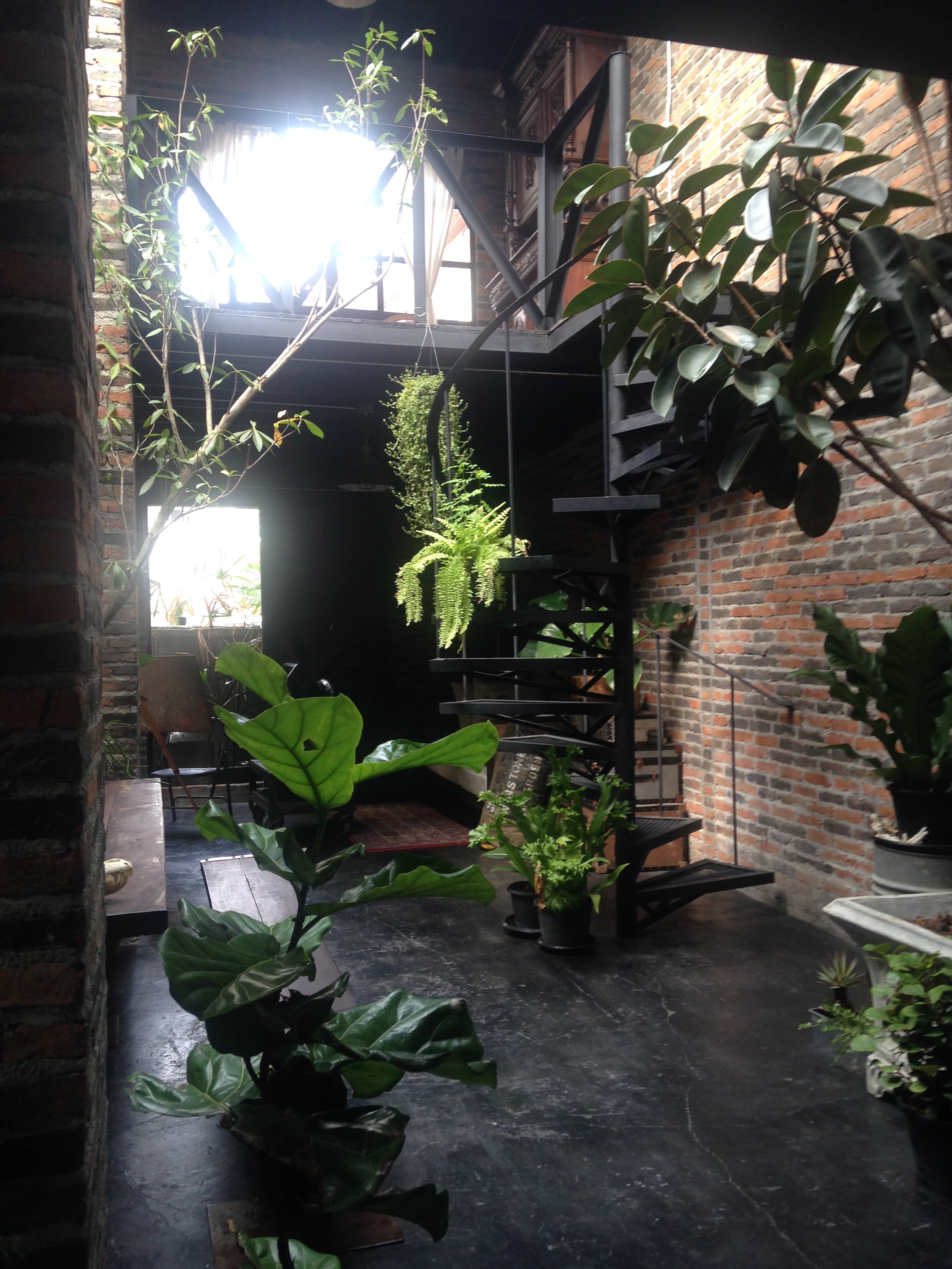 they had the spiral staircase custom-made. attention to detail, yo! 