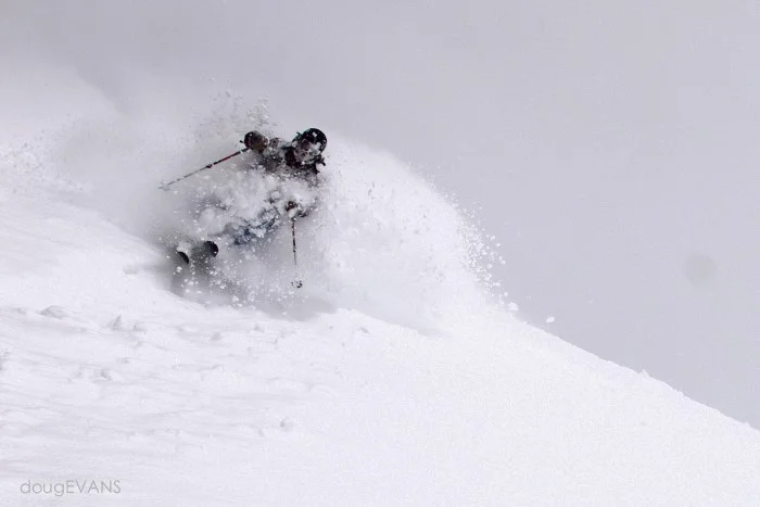 Mark loves the pow PC @dougtheskier