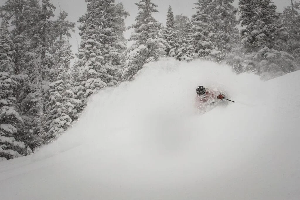 Mark enjoying the Colorado powder snow PC @jeffcricco 
