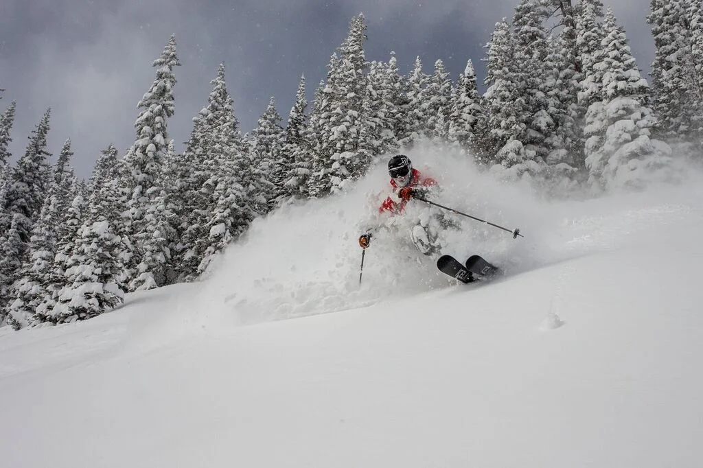 Mark enjoying the Colorado powder snow PC @jeffcricco 