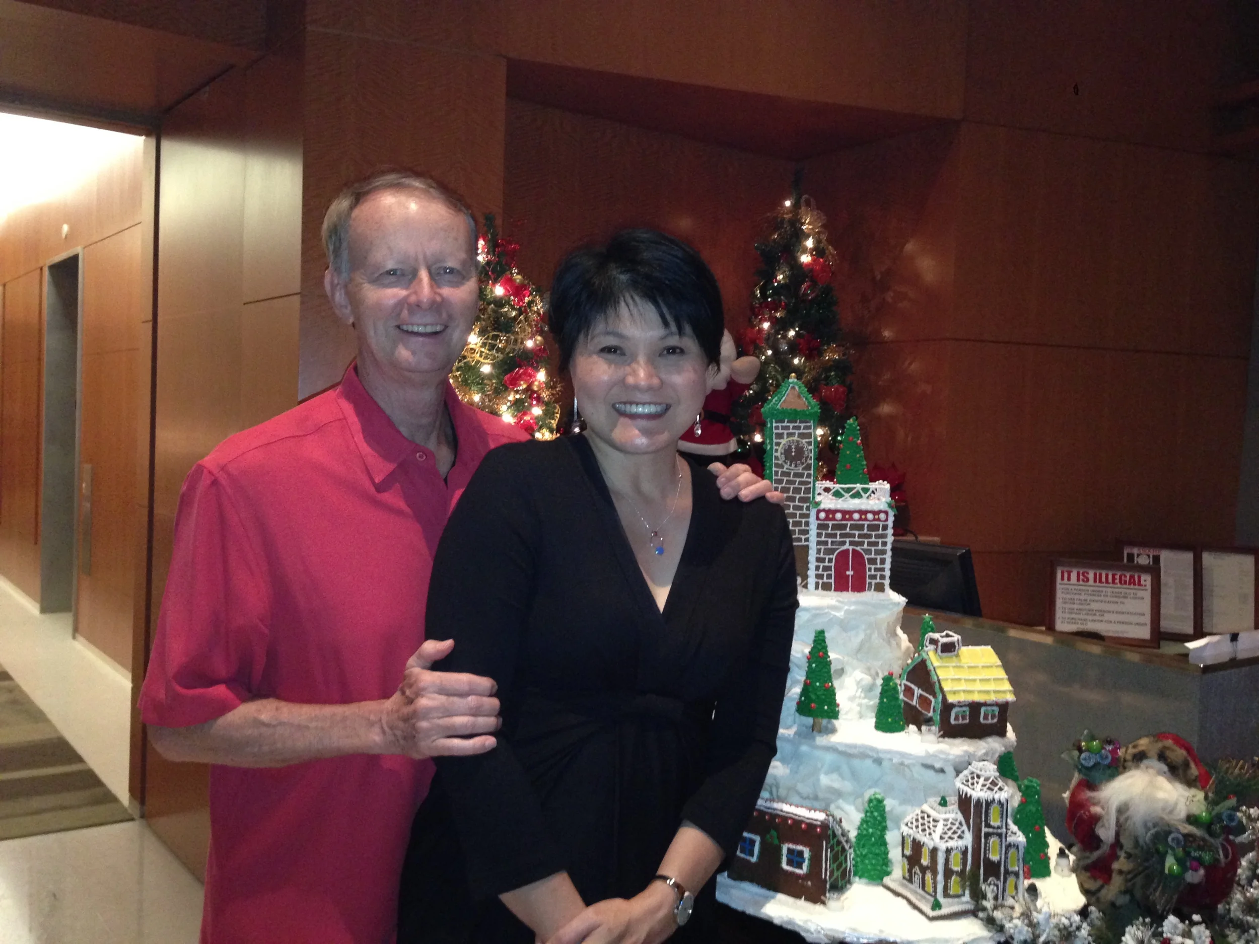 Jack & May Tyrrell during Christmas 2013.