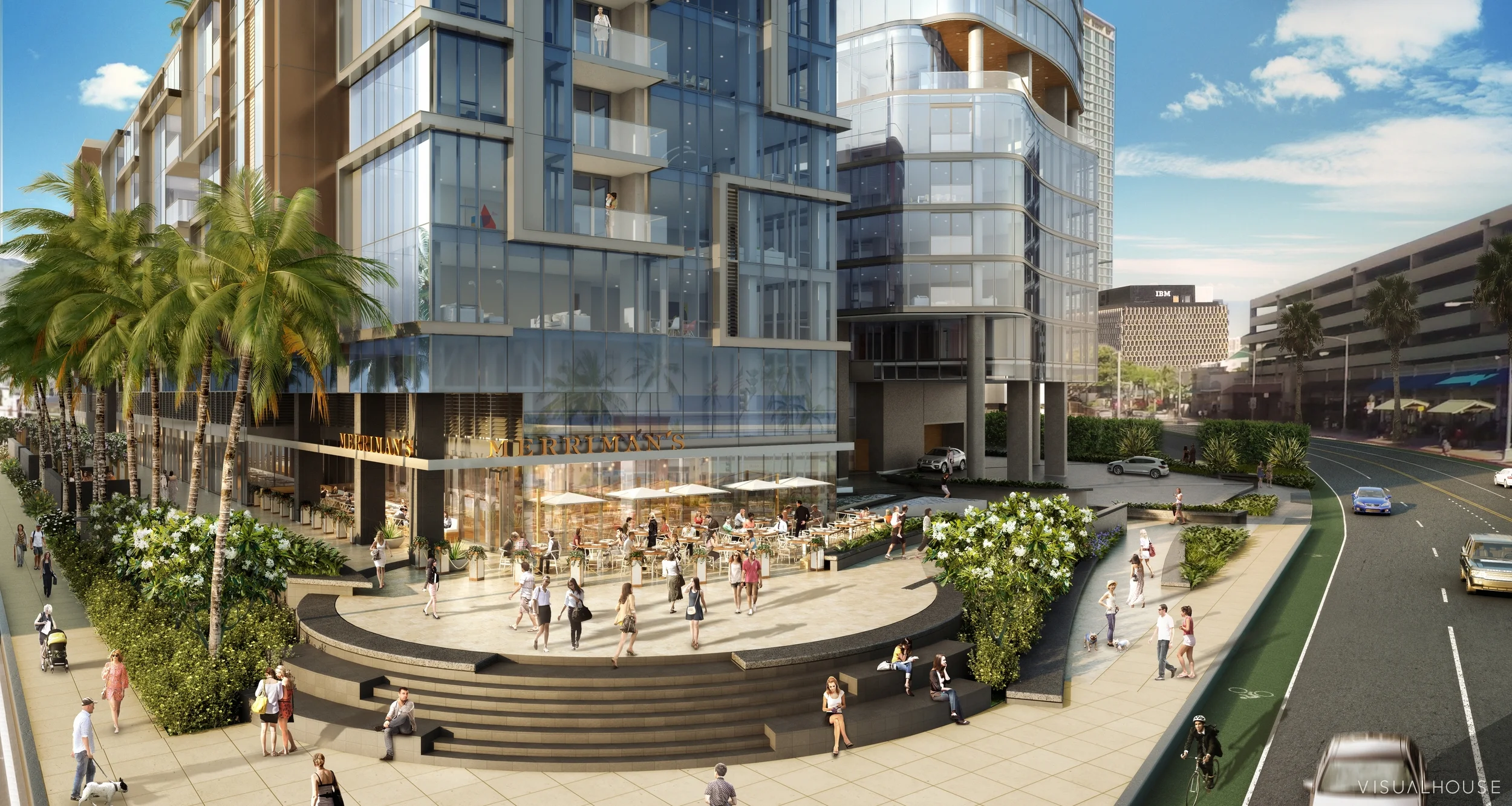 Rendering of Anaha Luxury Tower at Ward Village, The Howard Hughes Corp.