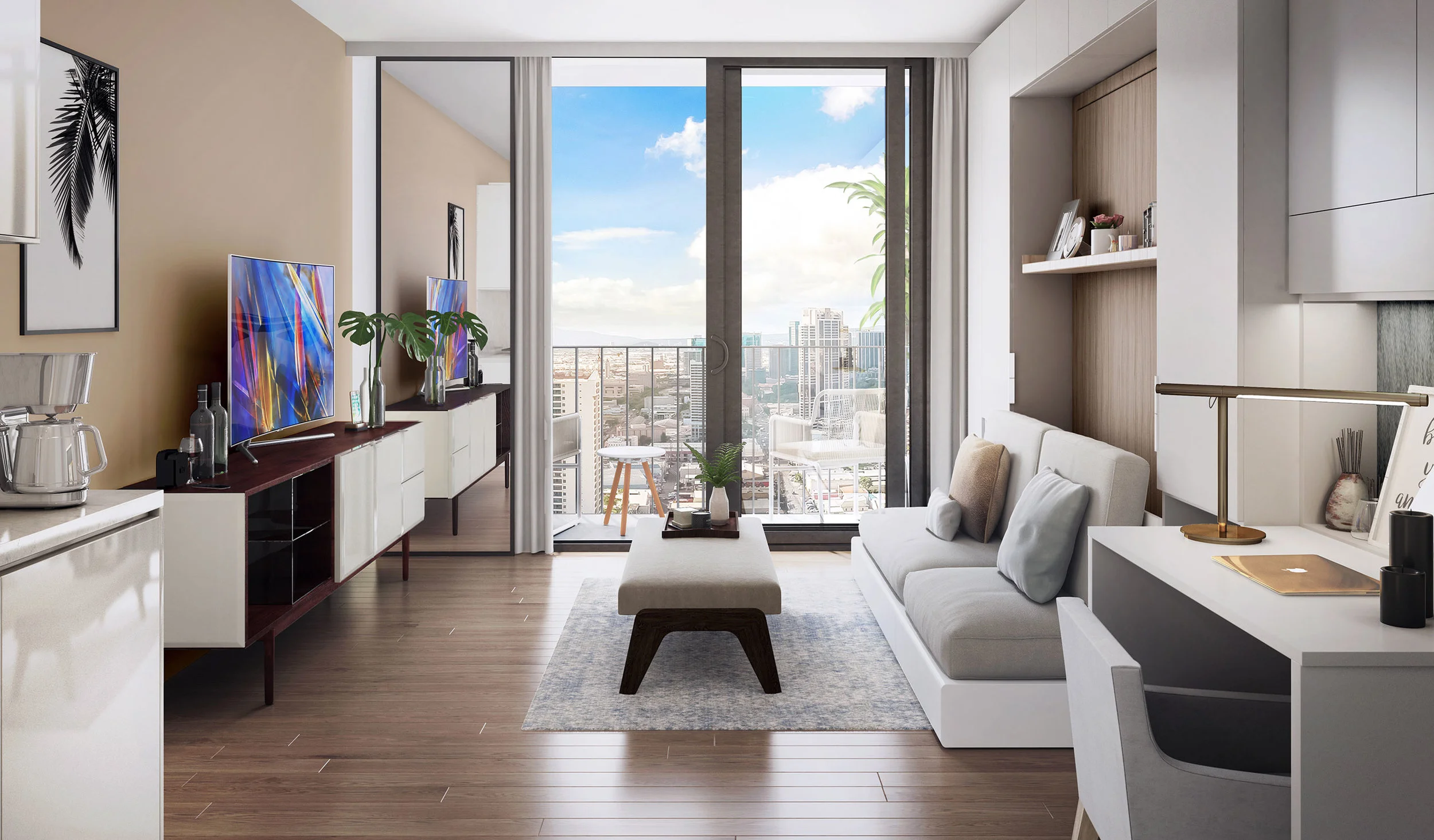 Rendering of a Smart Studio unit