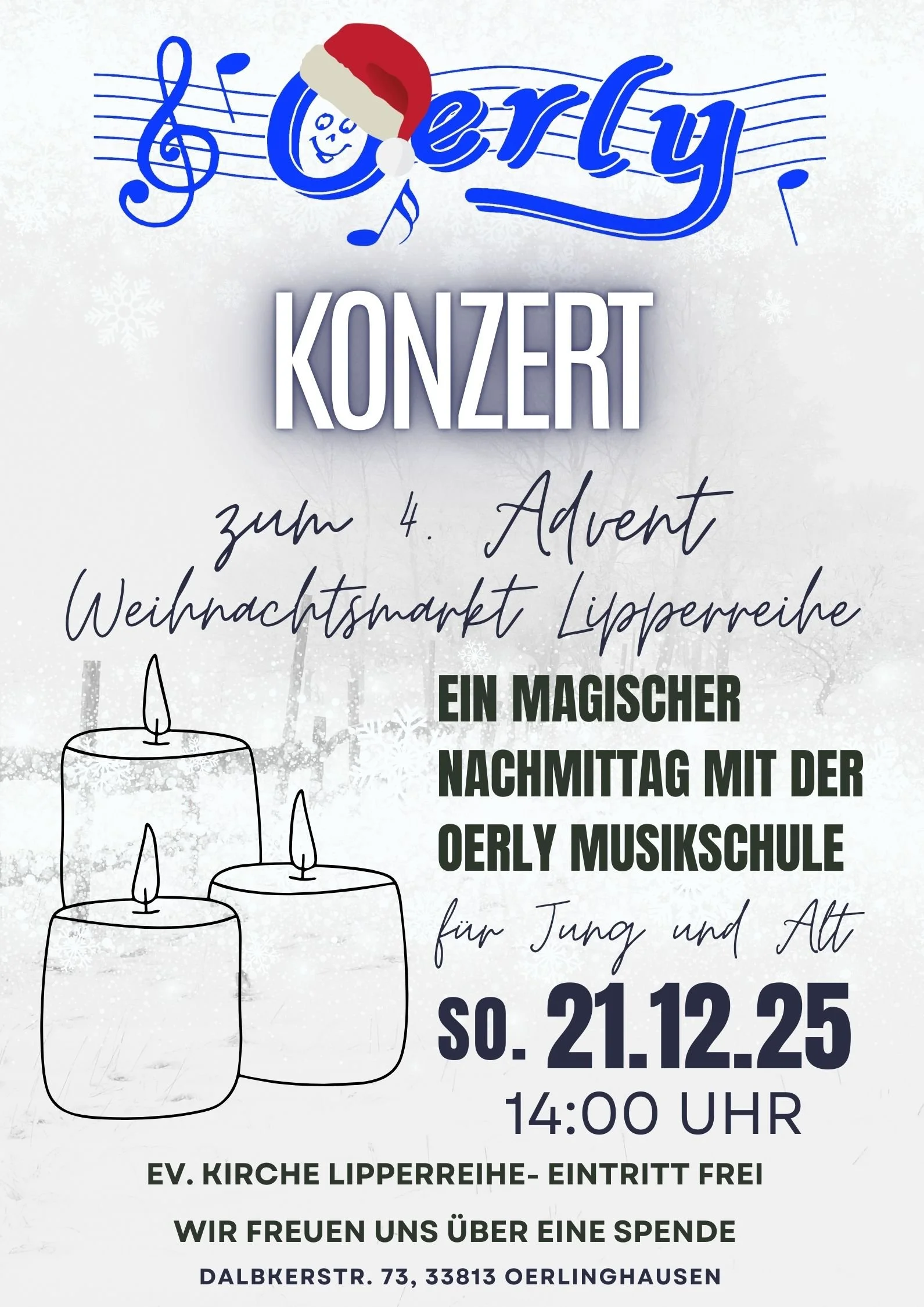 Adventskonzert in der ev. Kirche Lipperreihe