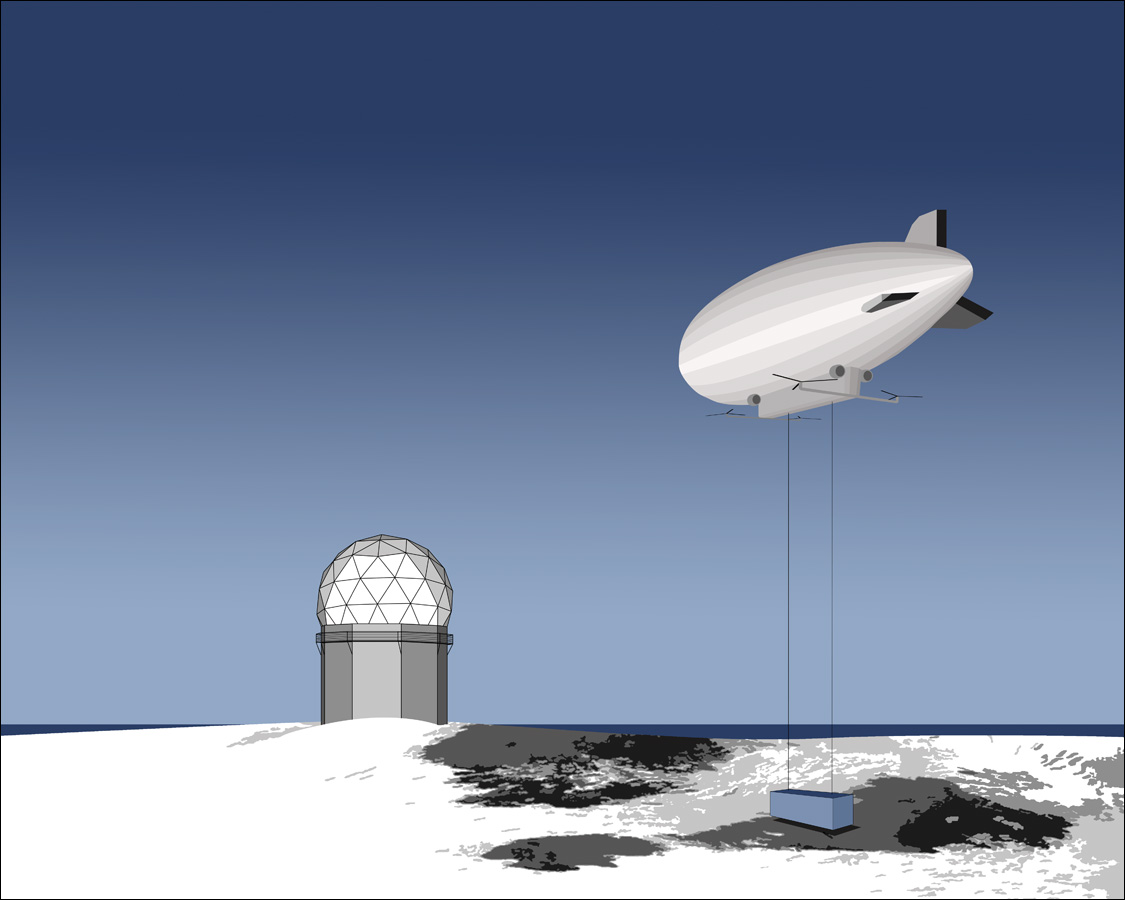 Concept Drawing of Cape Lisburne, Alaska 2014