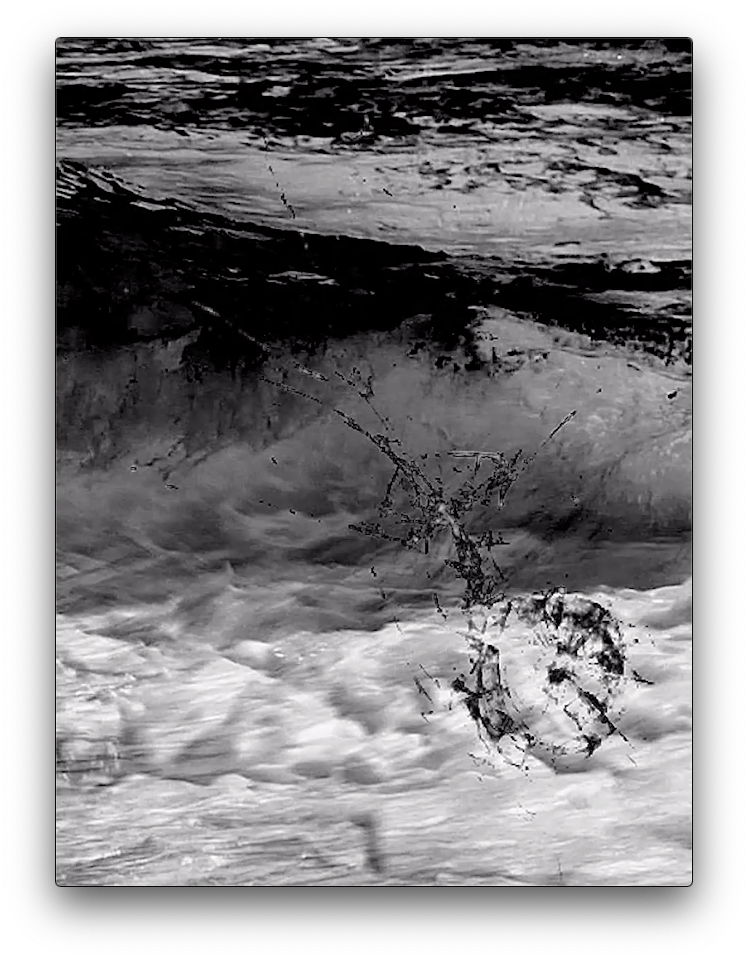 Pane #15 (from the series 23 Panes) 5:04mins 8W x 10H x 1D in. Video, iPad