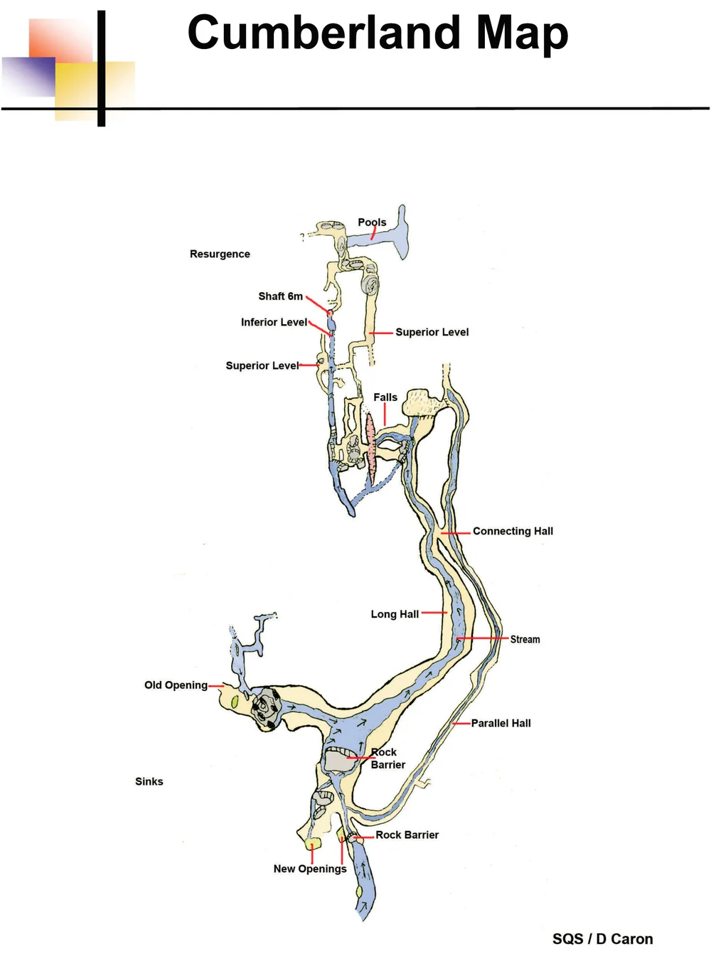 Map provided by the National Speleontological Society of America
