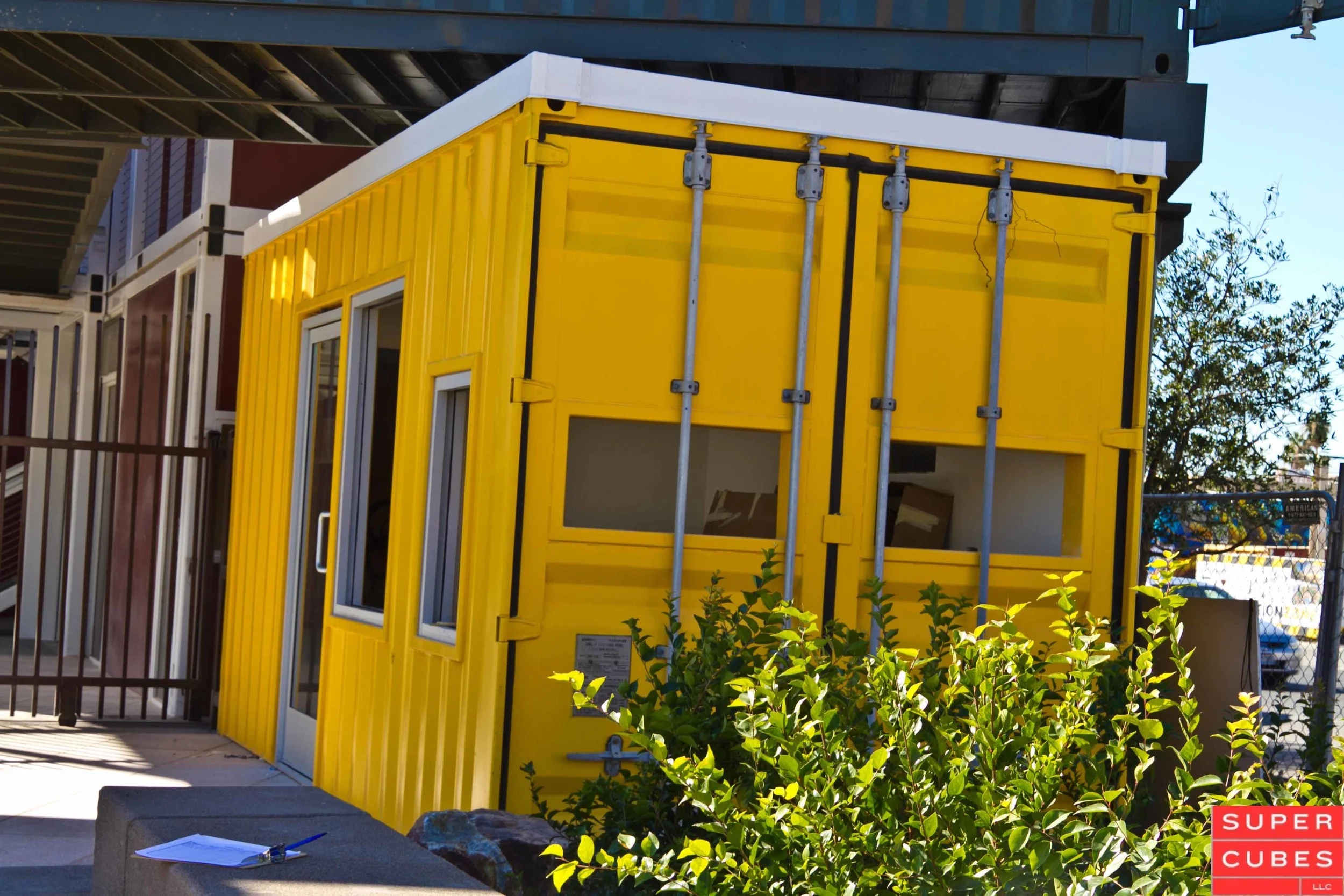 Container projects come in many shapes and sizes, like this part of Container Park in Las Vegas