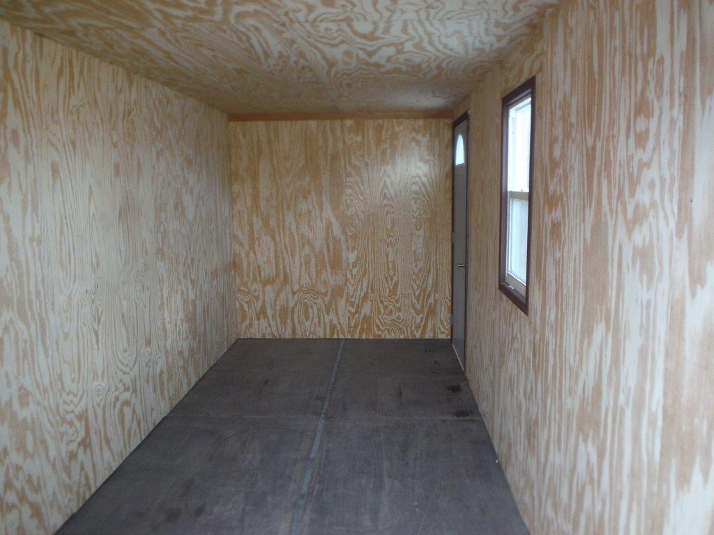 Insulated walls and ceiling