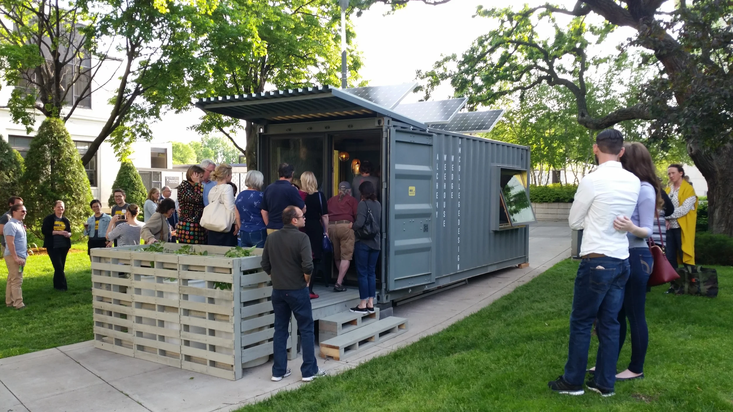 LIGHTHOUSE (a 20's container hotel room) was featured at the Minneapolis Institute of Arts' Third Thursday series on sustainability.
