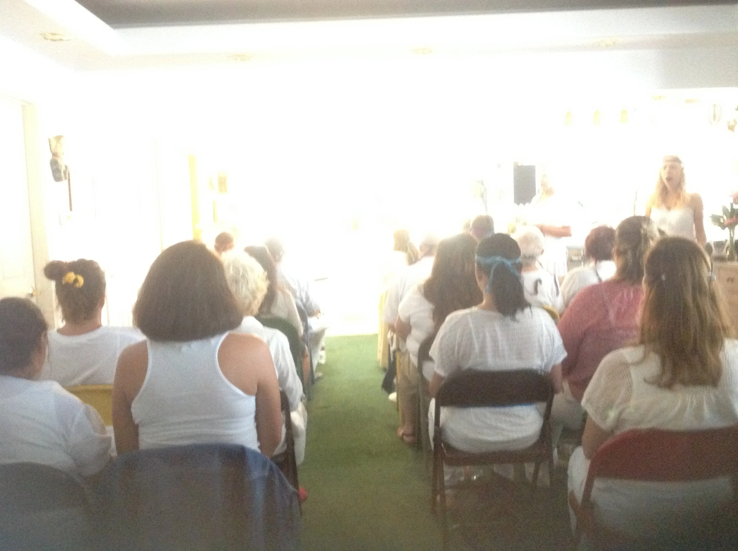  ...taken at the time Victor feels the Presence of Jesus Christ enveloping him and bringing healing to everyone 