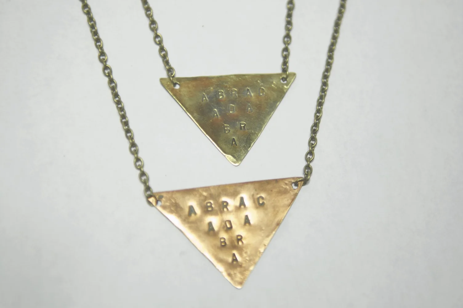 Abracadabra Necklace - Brass