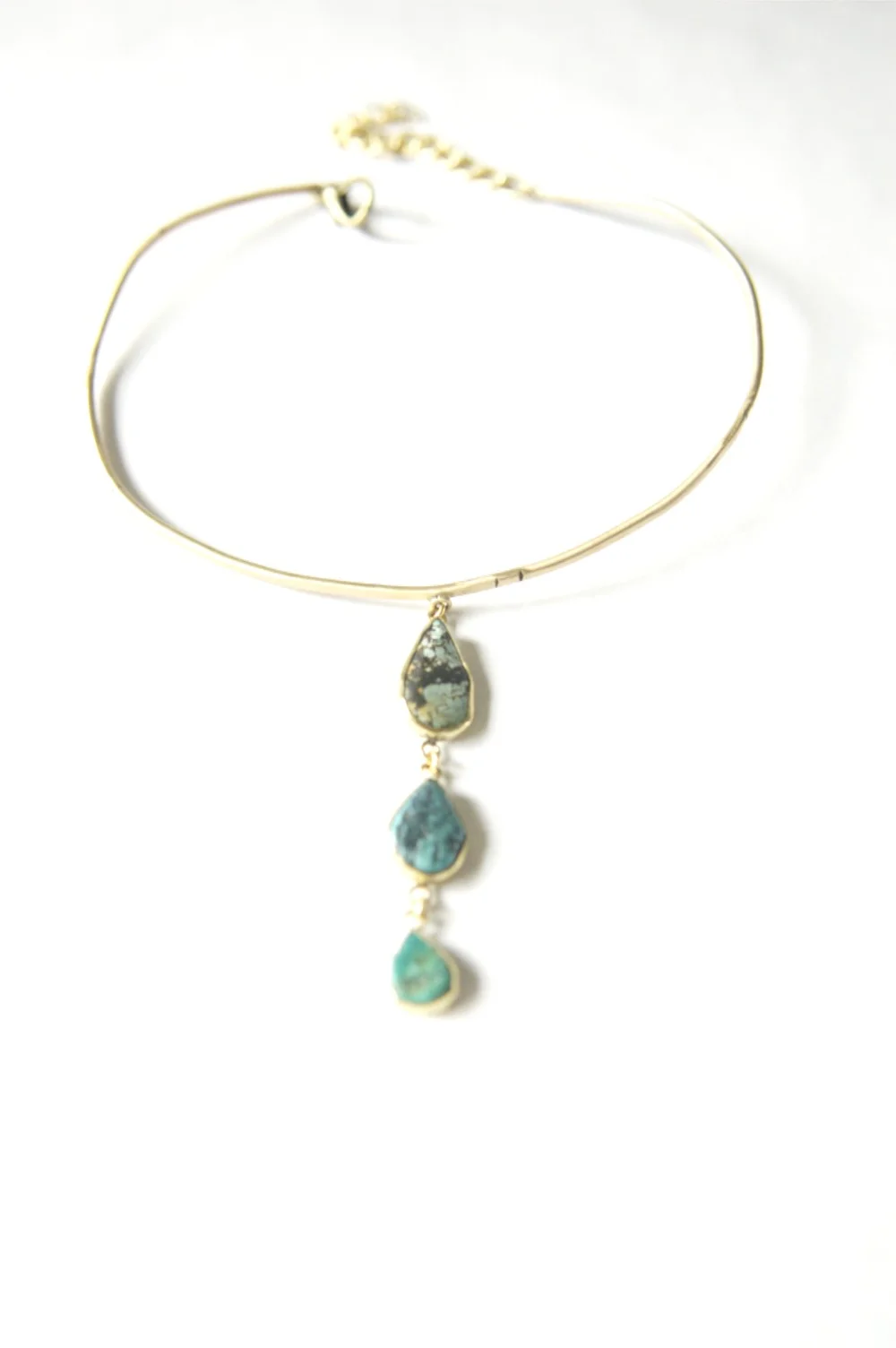 Teardrop Turquoise Choker