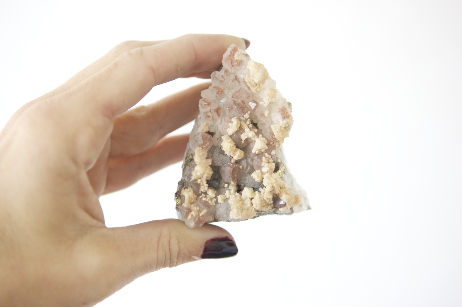 Chalcopyrite on Calcite A