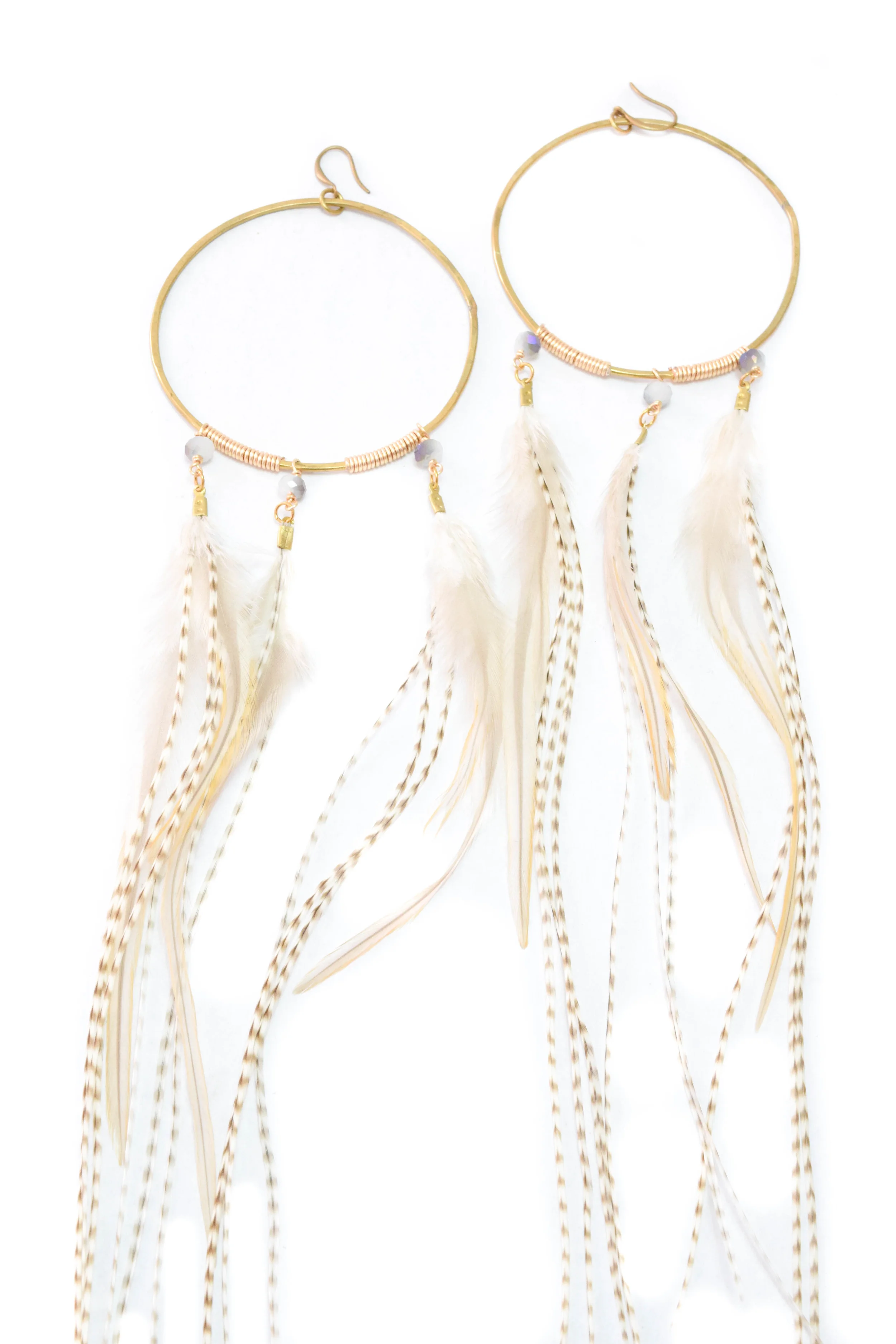 Marie Feather Hoops