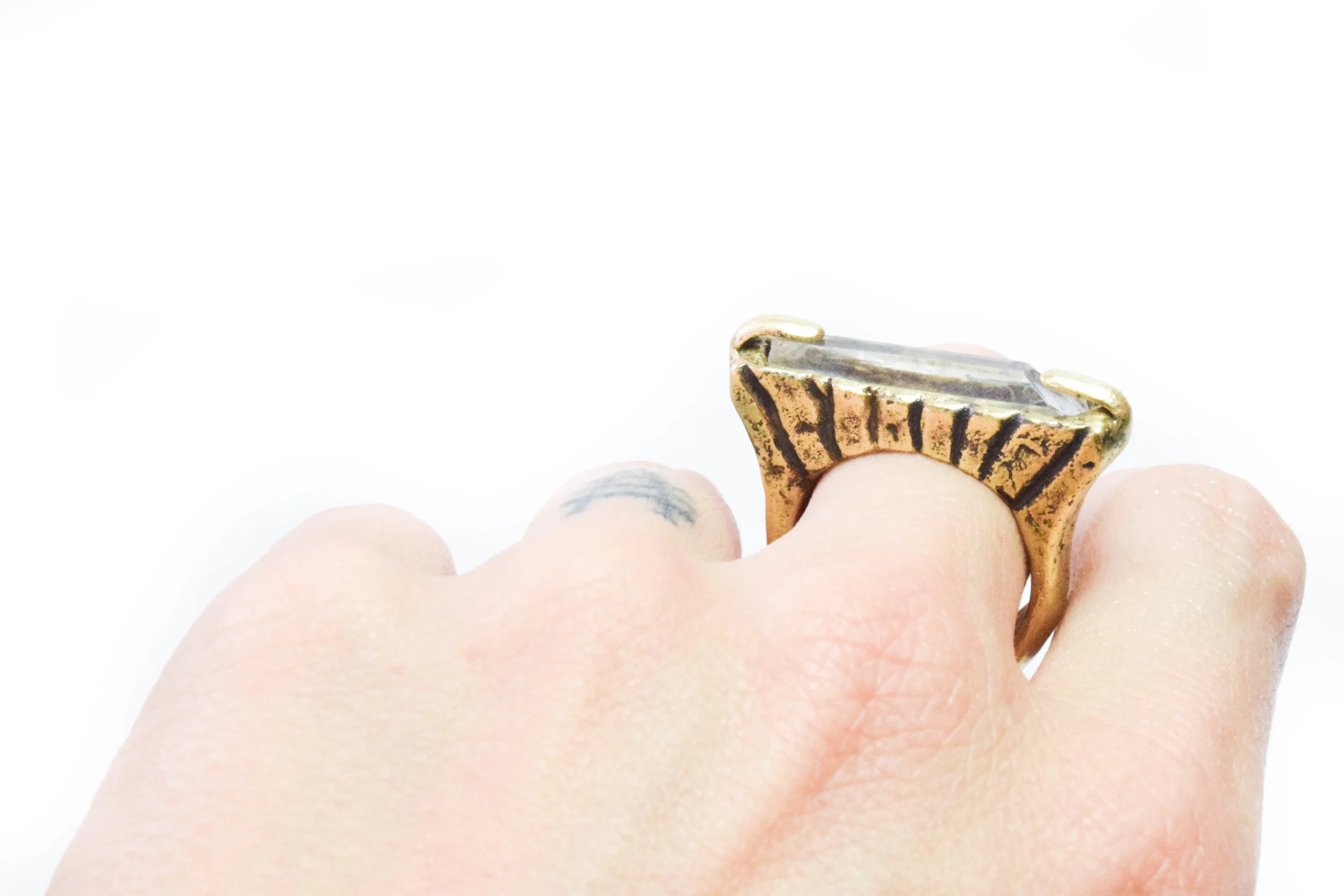 Gold Bar Ring