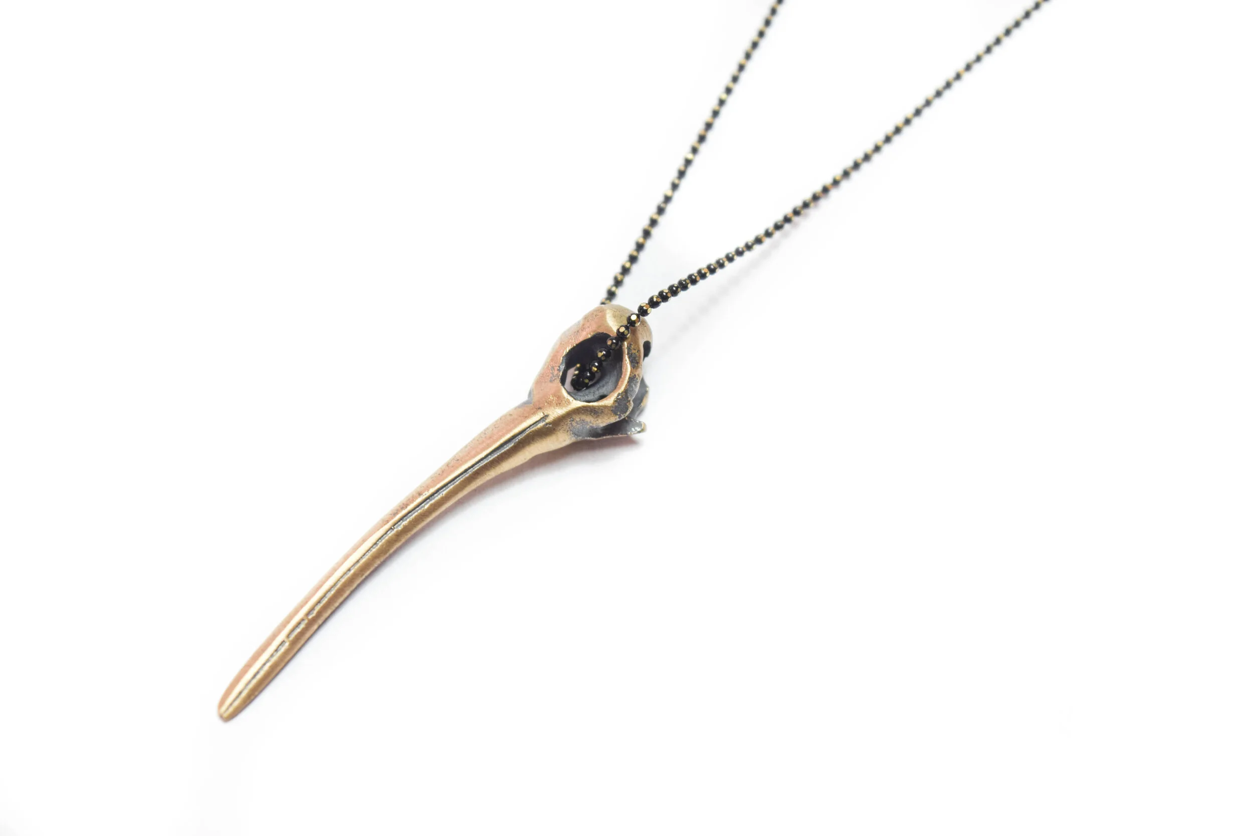 Hummingbird Skull Necklace