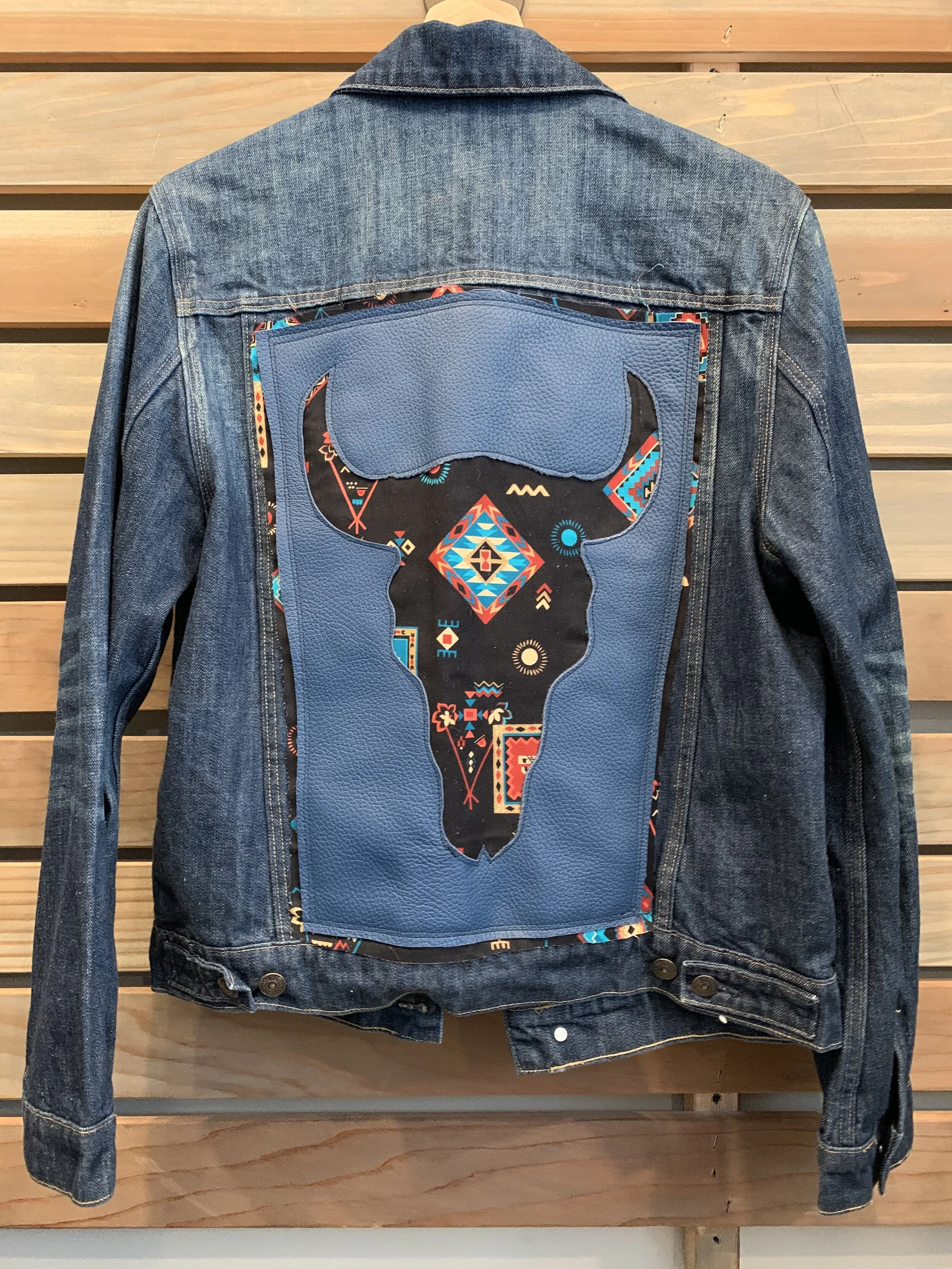 Vintage Rework Steer Denim Jacket