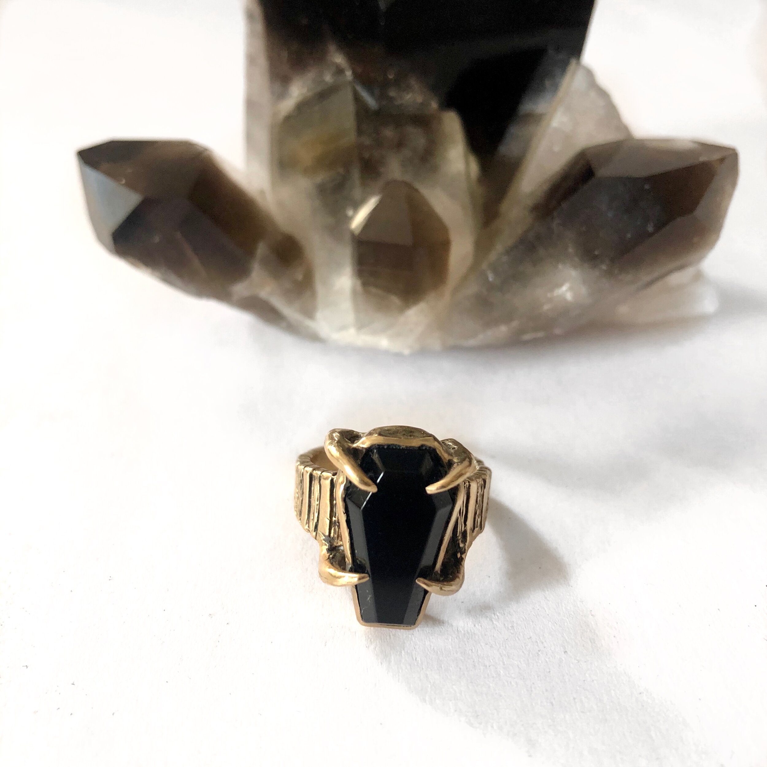 Coffin Claw Ring