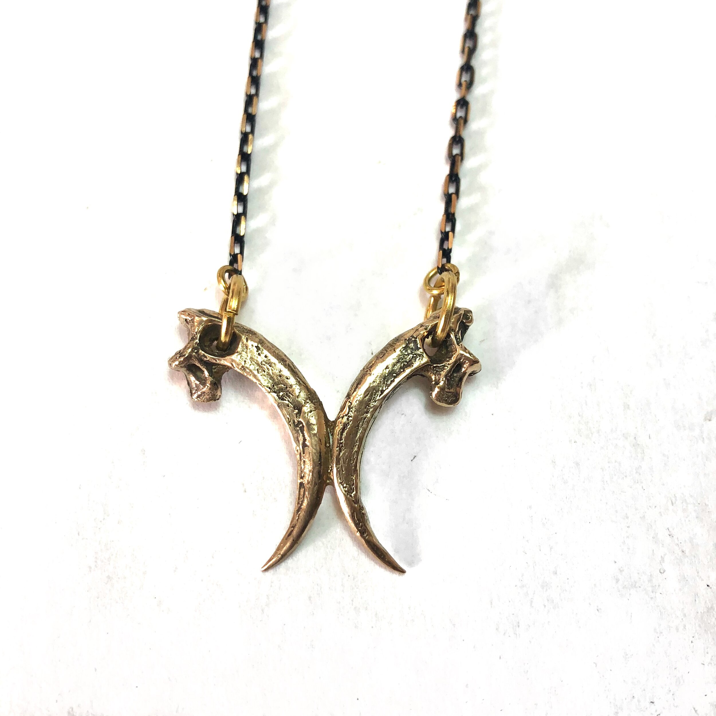Double Hawk Necklace