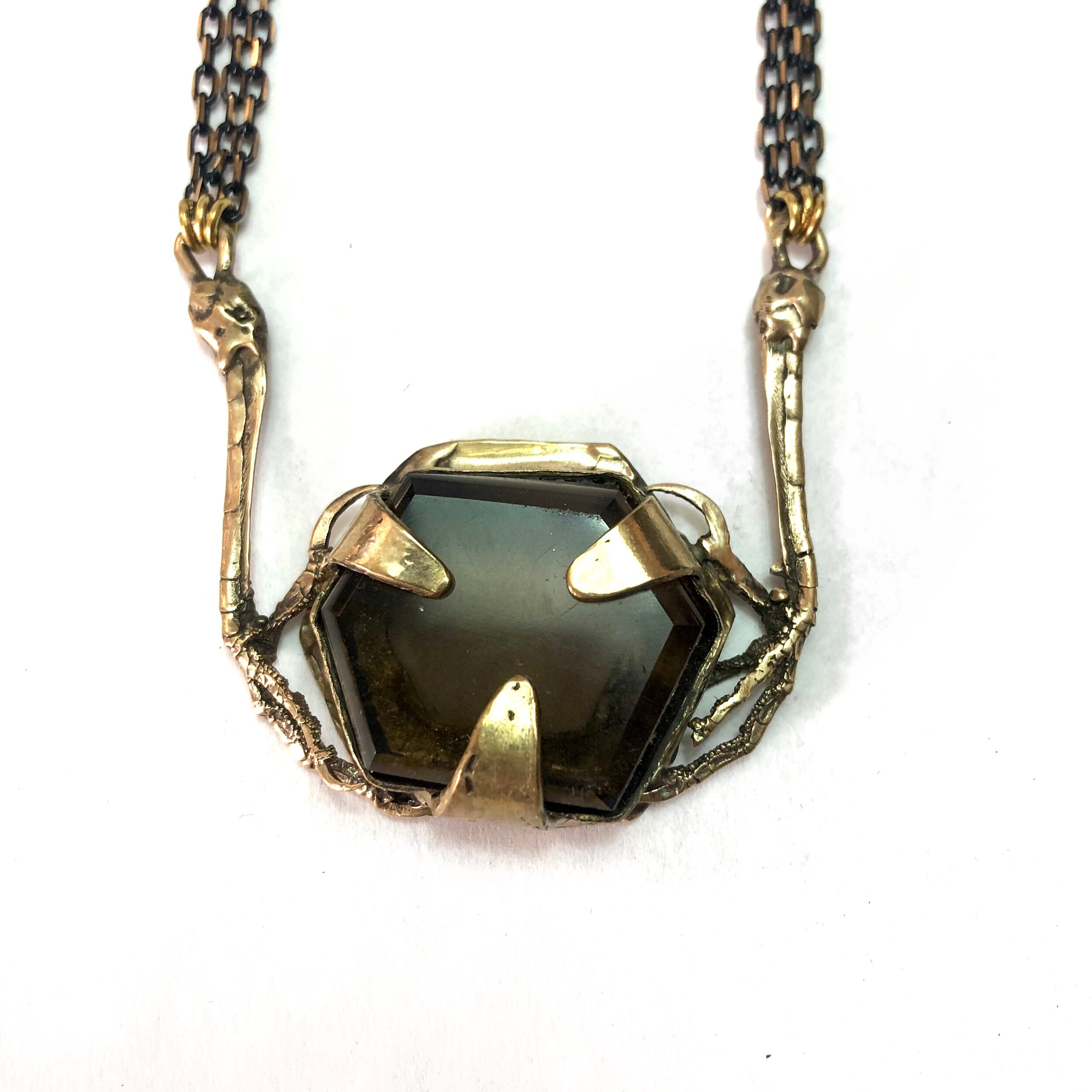 Ravenclaw + Smoky Quartz Pendant