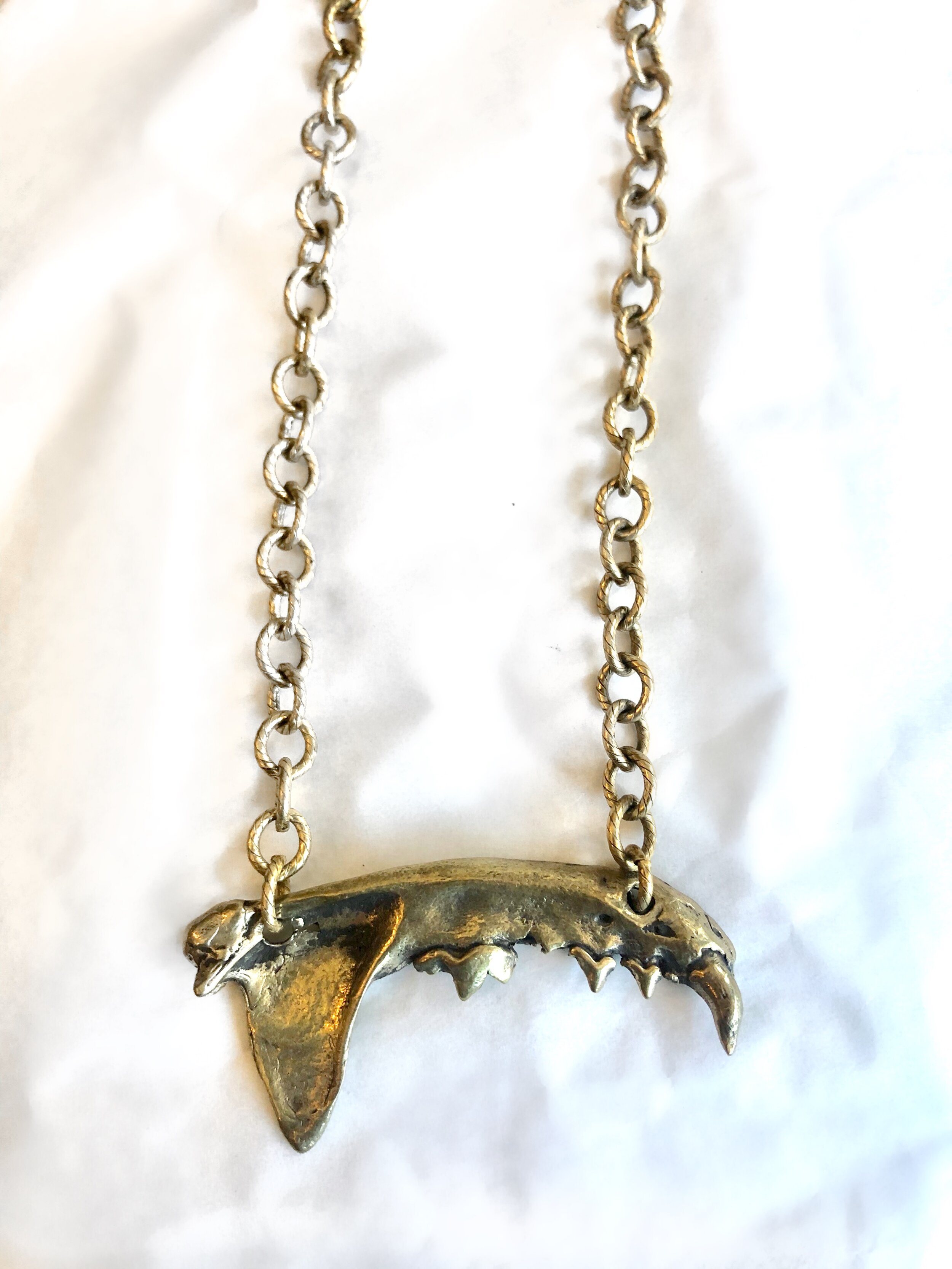 Stackable Mink Jaw Necklace