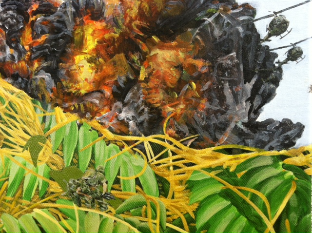 This is painted on the upper right corner of the original painting. 