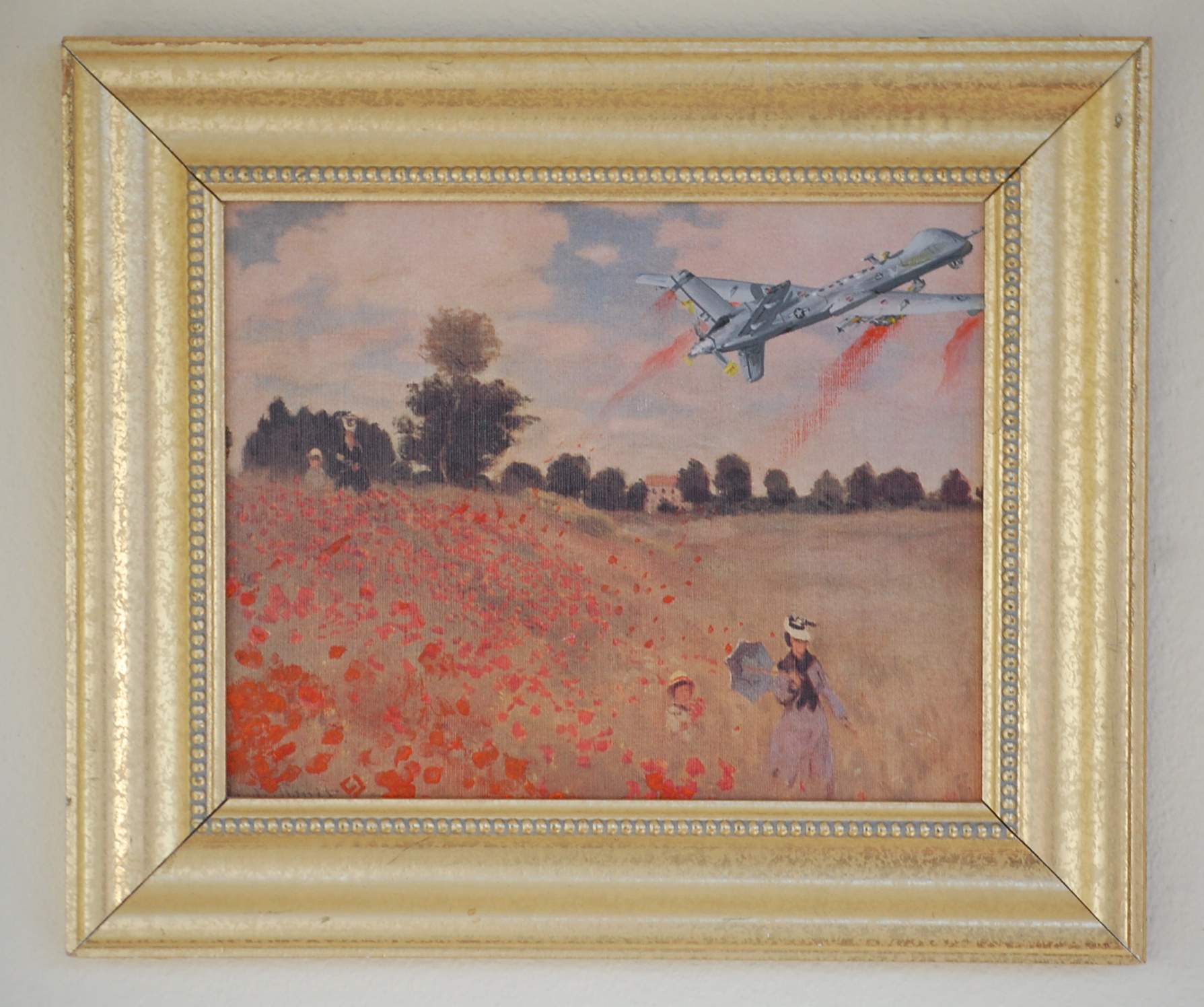  Monet and the Drone 6x8