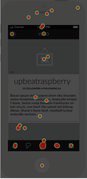 Instructions: Our app allows you to either comment or add onto a story. You landed on a post page. What would you click to add onto the story?