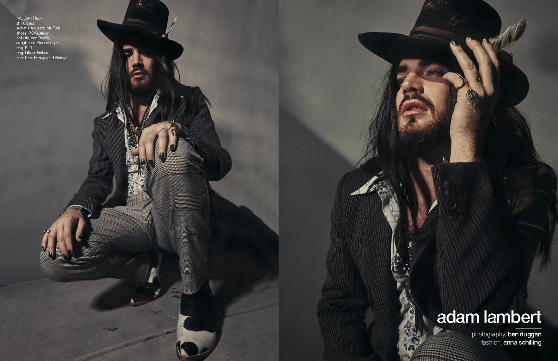  ben duggan, ben duggan photography, ben duggan photographer, schon, schon magazine, schon!, adam lambert, anna schilling 
