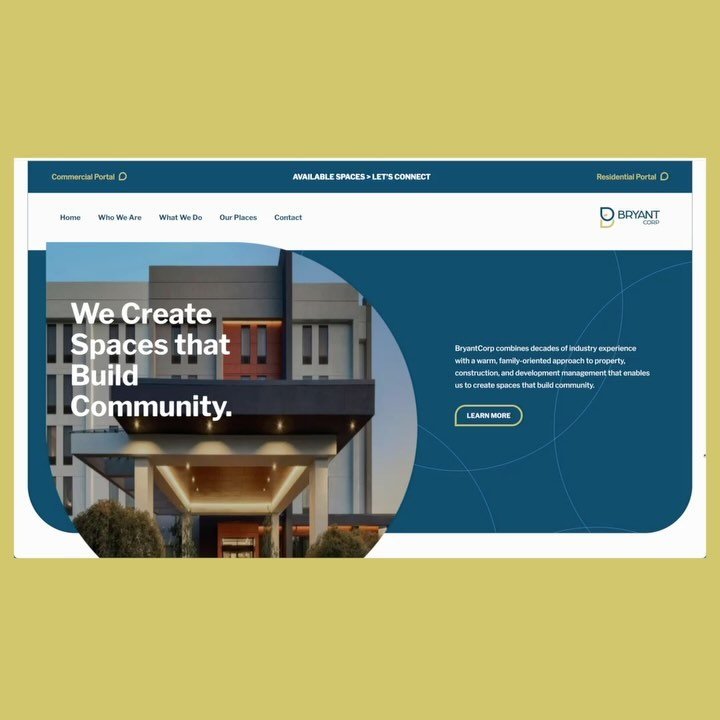 New custom web experience for @bryantcorp ⚡️

BryantCorp combines decades of industry experience with a warm, family-oriented approach to property, construction, and development management that enables them to create spaces that build community.

👉 