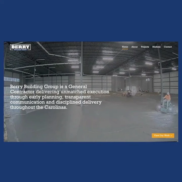 New web experience for @berrybuildinggroup 🔨

Hand-built website for a hand-built contractor. Berry Building Group is a General Contractor delivering unmatched execution through early planning, transparent communication and disciplined delivery thro