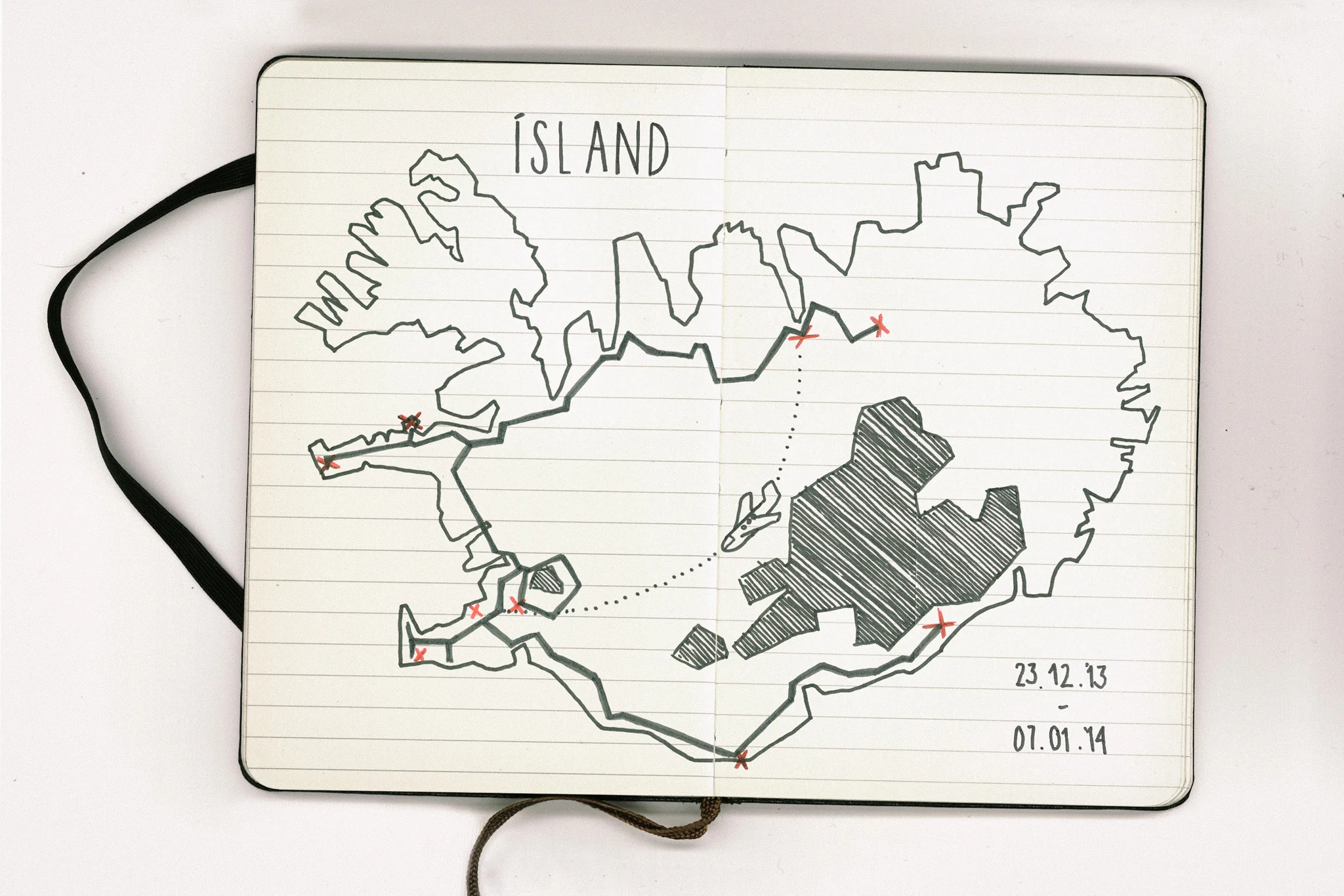 TRAVEL ROUTE (WITH SOME PITFALLS)