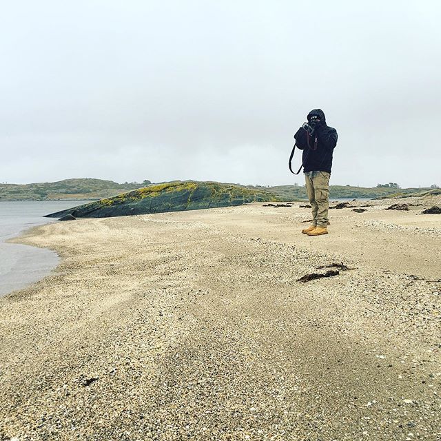 Str&auml;nderna &auml;r lugna och vackra under l&aring;gs&auml;songen. Men n&aring;gra bes&ouml;kare finns det allt! I bilden ses @plutonordkoster, en av &ouml;borna p&aring; Nordkoster.