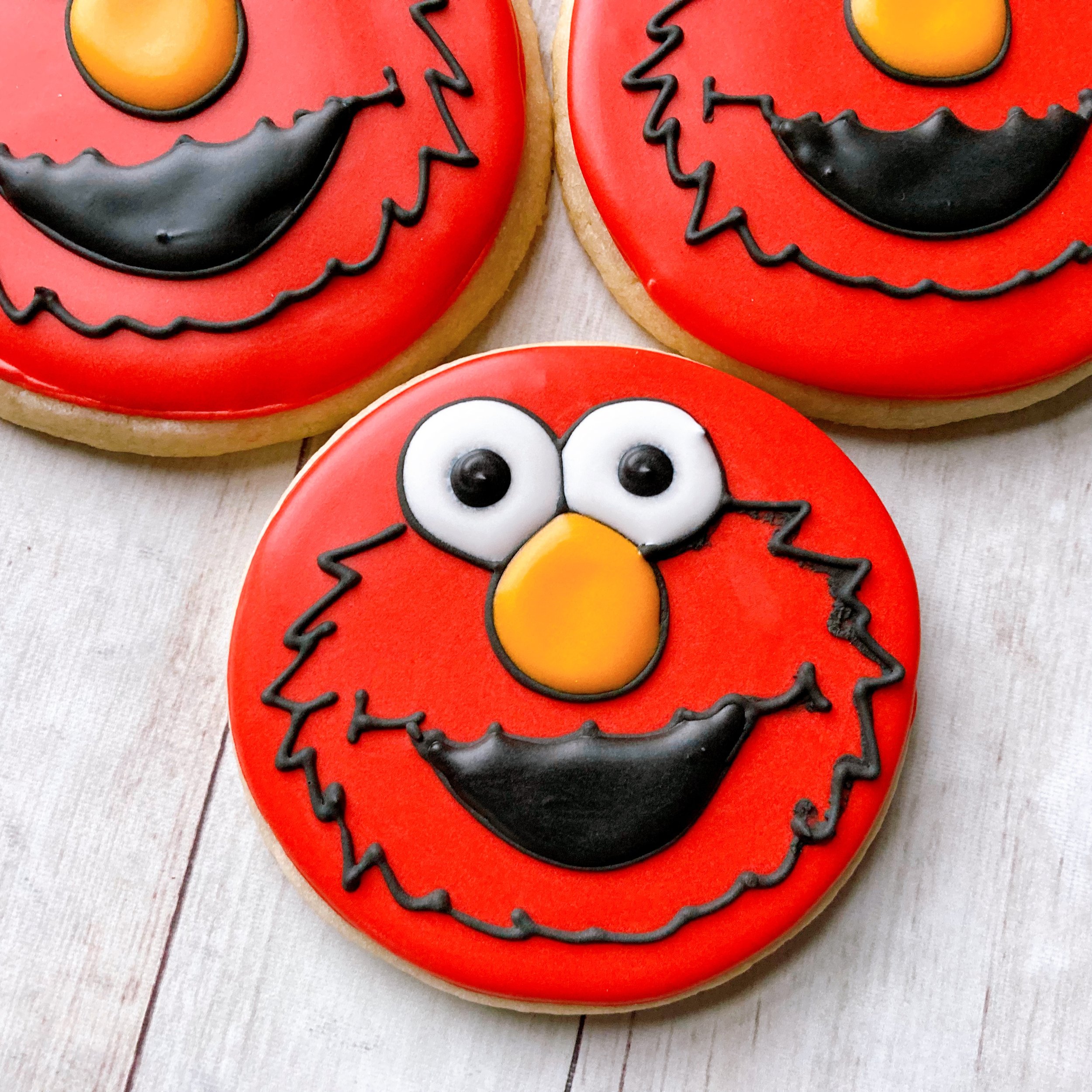 Frosset Pædagogik erstatte Elmo Individual Cookie — Flour Power Cookies