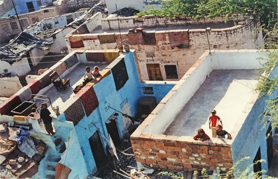 Children on Rooftop, Jodphur, Rajasthan, India