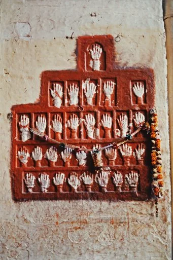 Women's Hands from a Funeral Pyre, Rajasthan, India