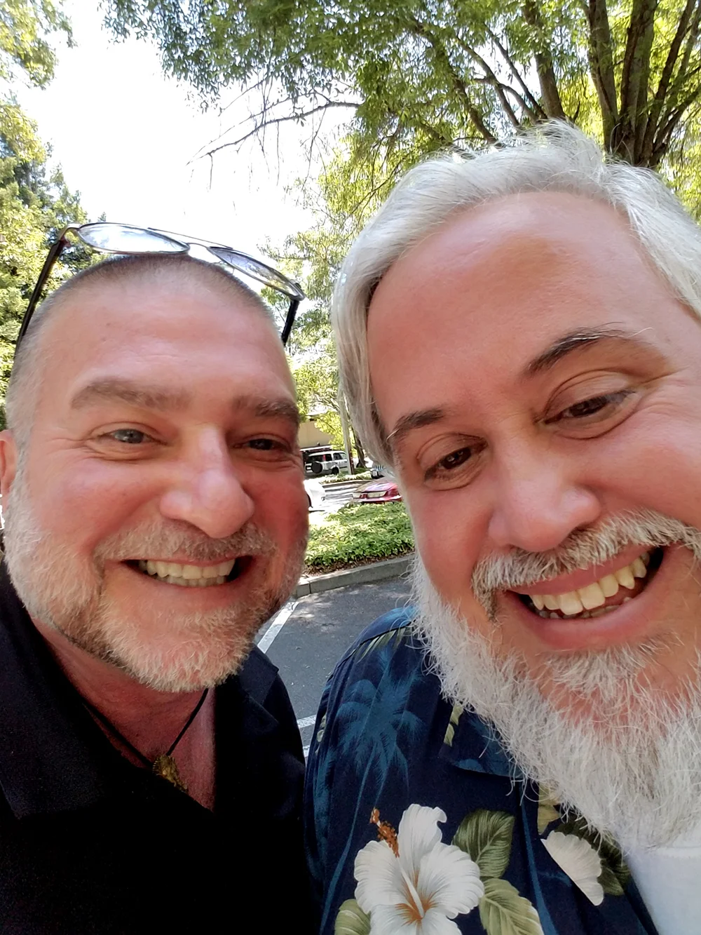Daddy Greg (l) and Papa Candelaria (r)