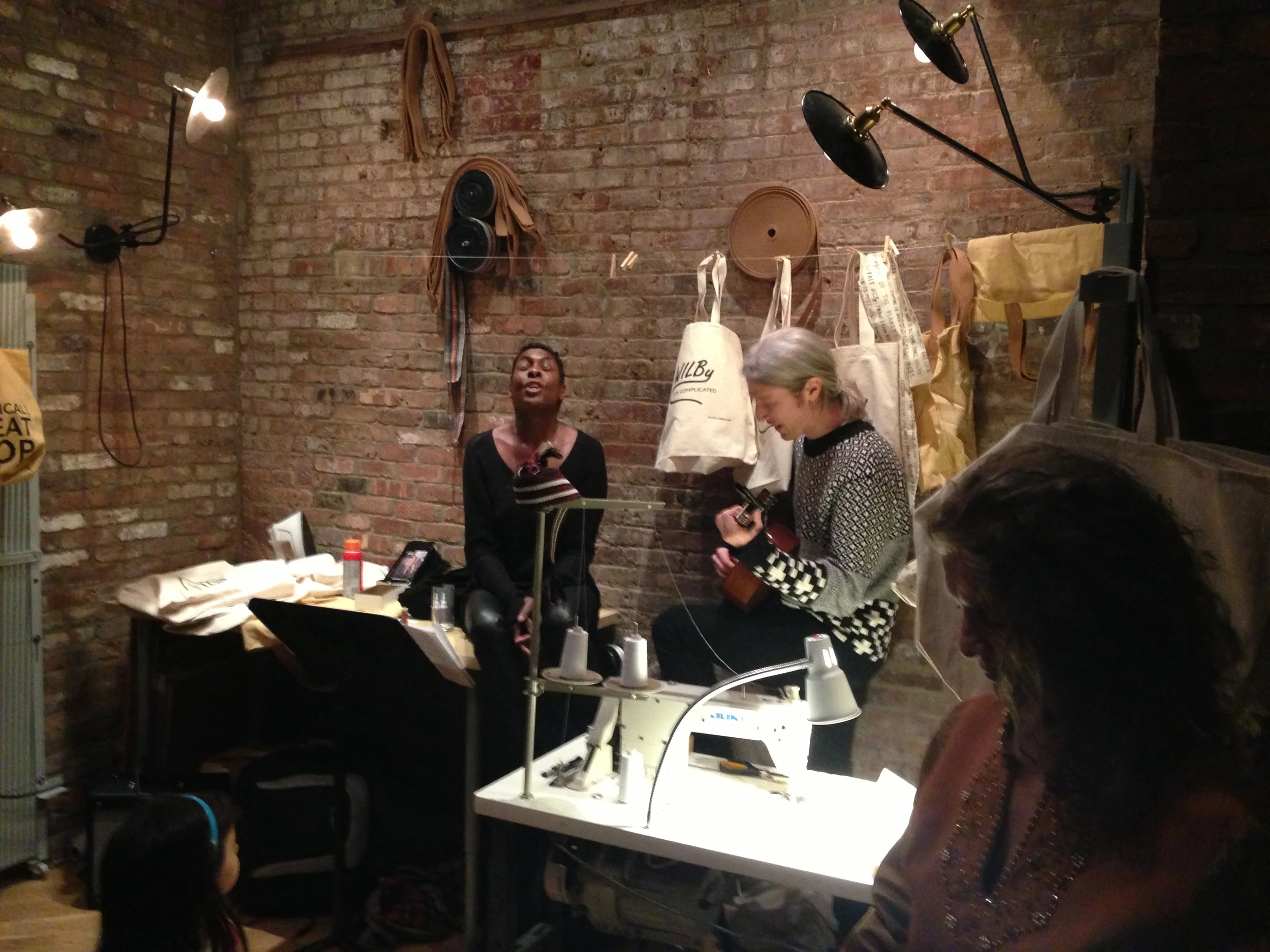 the official YESSSSSSSSS spokeswoman, Helga Davis, shares her song on opening night. THANK YOU!