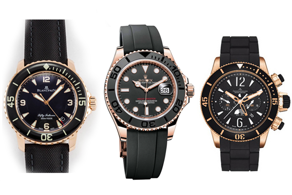 Rolex Yacht Master sandwich between the watches Rolex&nbsp;copied