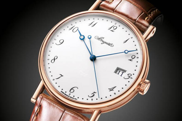 A contemporary example of the Breguet Classique in Rose Gold