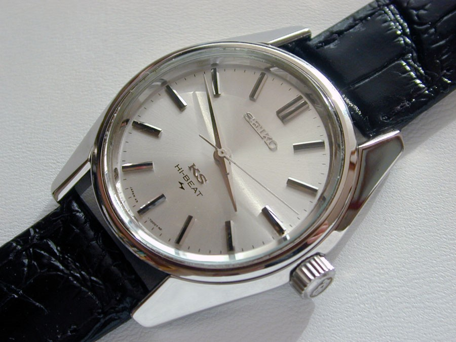 The King Seiko 45 7000, which beats at 36000 vph