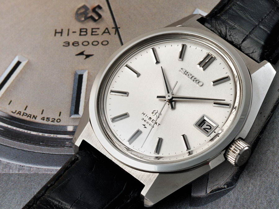 The Grand Seiko 4520 High-beat, which followed their famous "Grammar of Design" philosophy.