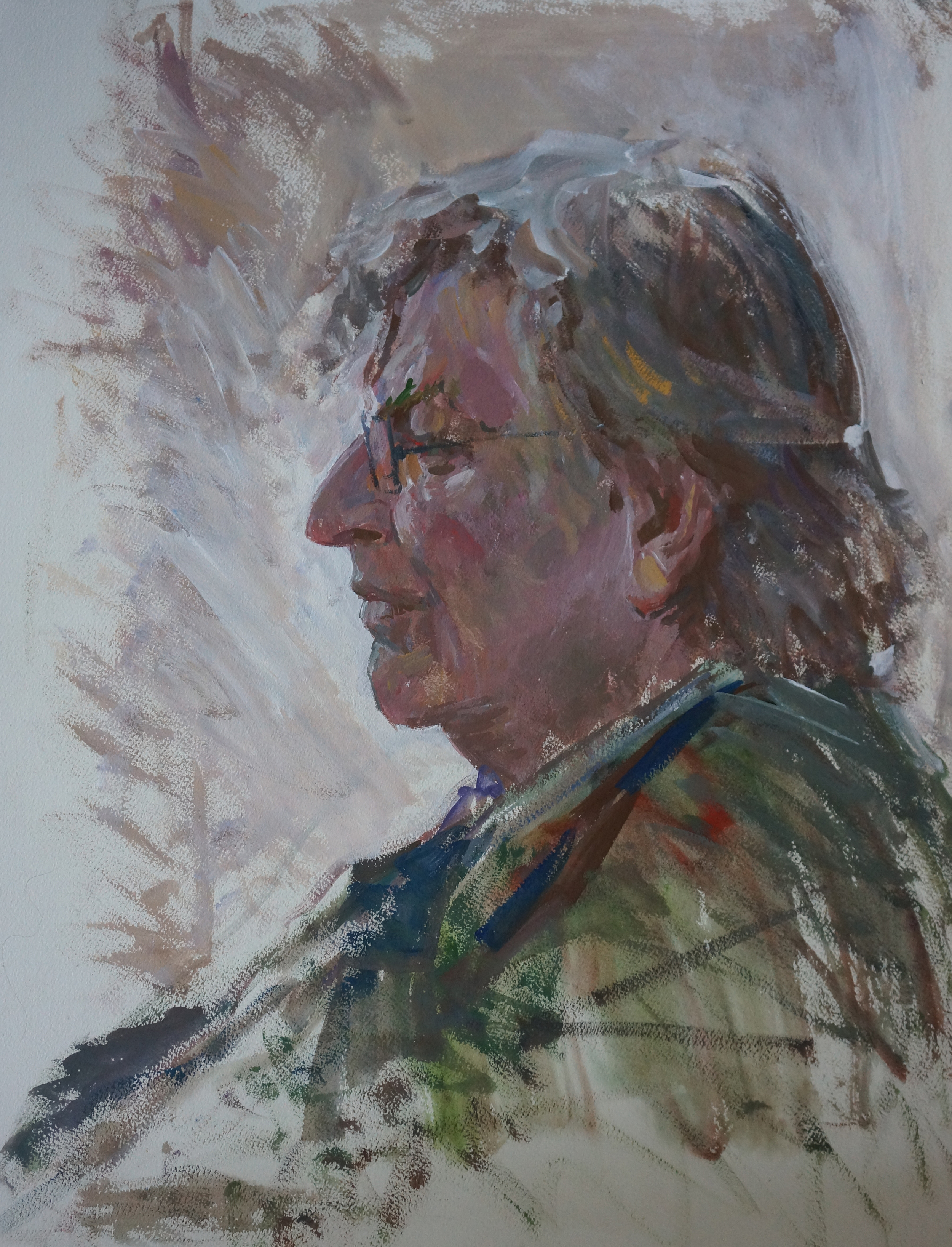 Portrait of Michael O'Sullivan, Iliya Iliya Mirochnik, 18x24.JPG