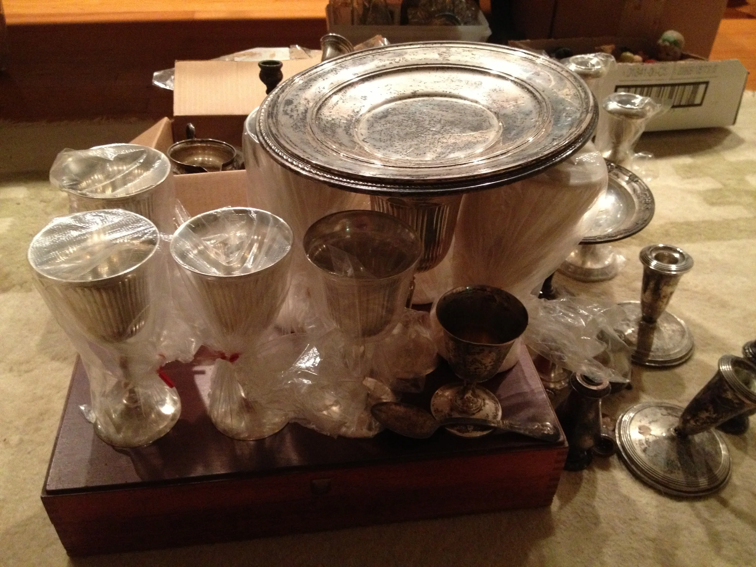 Sterling silver collection the family decided to keep